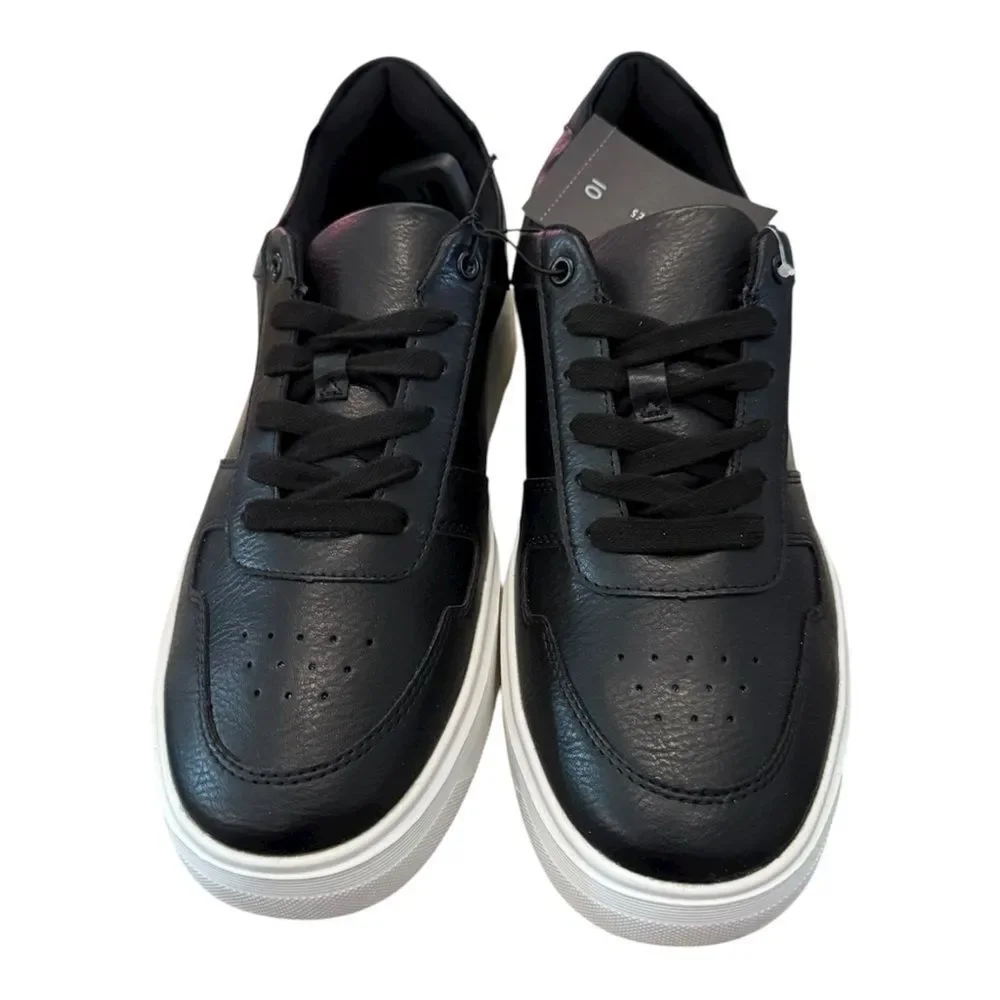 New No Boundaries Men’s Black White Sneakers 10